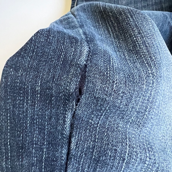 Silver Jeans Womens 28 x 33 Tuesday Low Rise Embroidered Boot Cut Dark Wash Blue - Picture 16 of 16